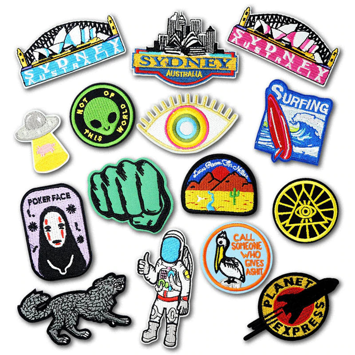 UFO-Alien-EYES-DIY-Cloth-Badges-Mend-Decorate-Iron-On-Patch-Clothes-Apparel-Sewing-Decoration-Applique