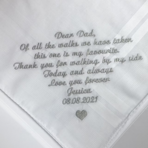 Luxury Personalised Handkerchief - Image 4