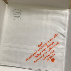Luxury Personalised Handkerchief - Image 5