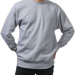 PROCLUB Heavyweight 13oz Crew Neck Fleece Pullover Sweatshirt - Image 9