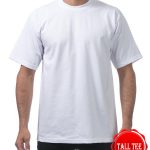 tall tee white