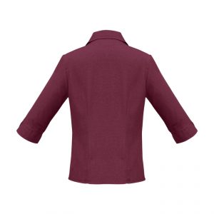 BIZ Ladies Plain Oasis 3/4 Sleeve Shirt LB3600 - Image 7