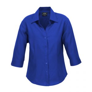 BIZ Ladies Plain Oasis 3/4 Sleeve Shirt LB3600 - Image 4