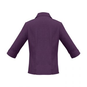 BIZ Ladies Plain Oasis 3/4 Sleeve Shirt LB3600 - Image 9