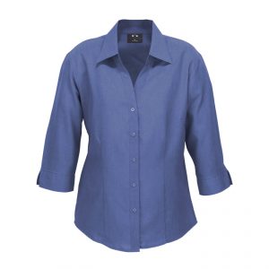 BIZ Ladies Plain Oasis 3/4 Sleeve Shirt LB3600 - Image 10