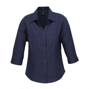 BIZ Ladies Plain Oasis 3/4 Sleeve Shirt LB3600 - Image 16