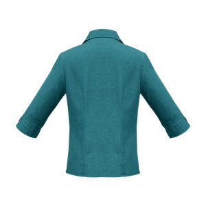 BIZ Ladies Plain Oasis 3/4 Sleeve Shirt LB3600 - Image 3
