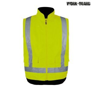 Workguard Reversible Fleece Lined Safety Vest – Day/Night R461X - Image 4