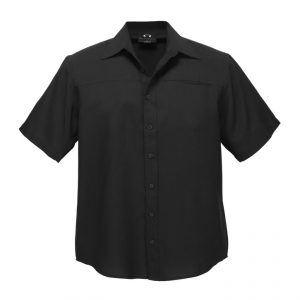 BIZ Mens Plain Oasis Short Sleeve Shirt SH3603 - Image 14