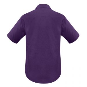 BIZ Mens Plain Oasis Short Sleeve Shirt SH3603 - Image 5