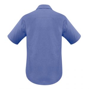 BIZ Mens Plain Oasis Short Sleeve Shirt SH3603 - Image 7