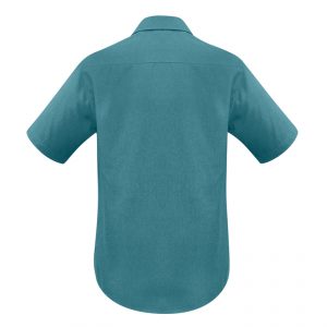 BIZ Mens Plain Oasis Short Sleeve Shirt SH3603 - Image 9