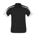 biz-collection-p401ms-mens-talon-polo-blackwhite