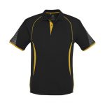 biz-collection-p405ms-mens-razor-polo-blackgold