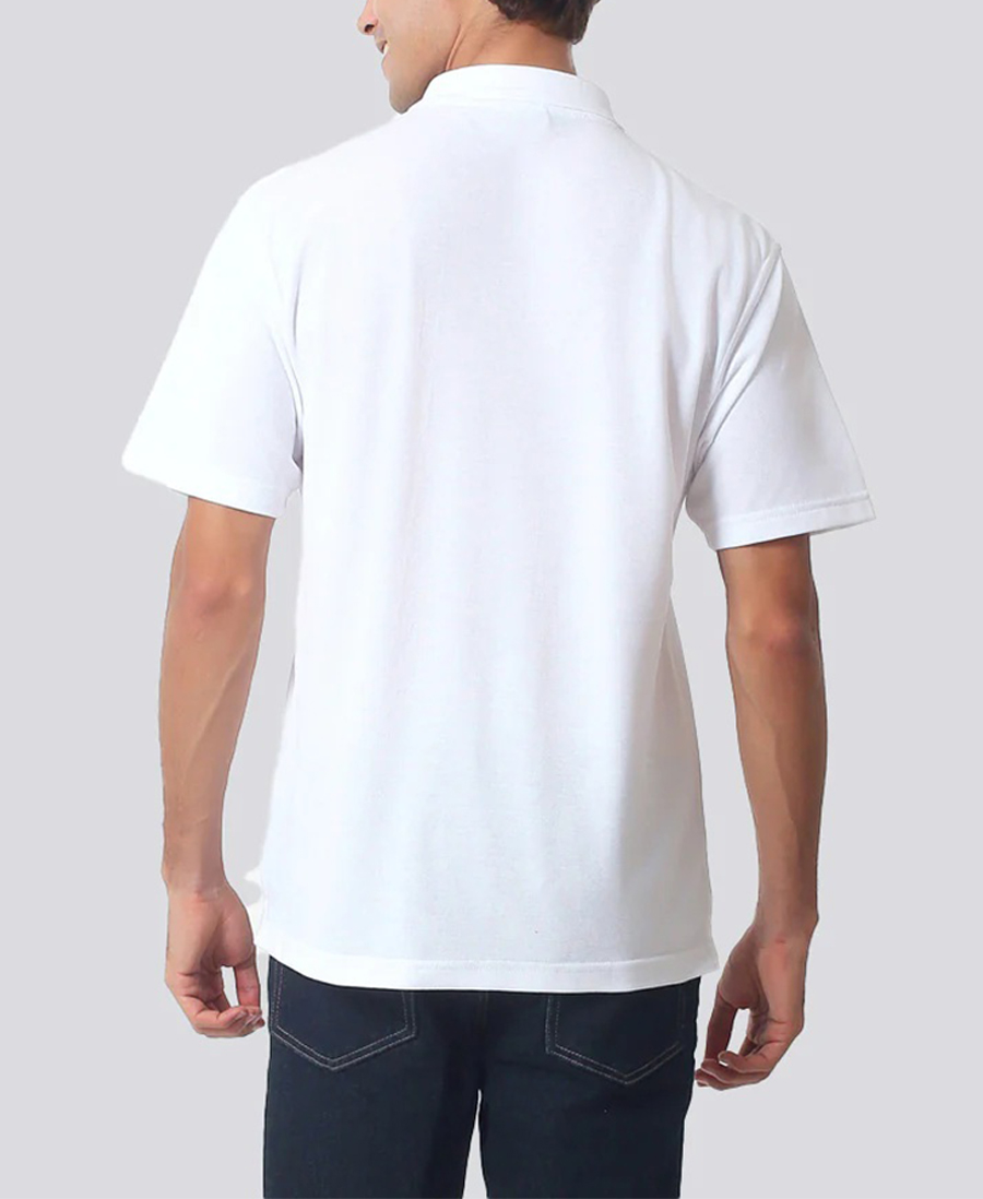 Classic-Polo-210-White-Back